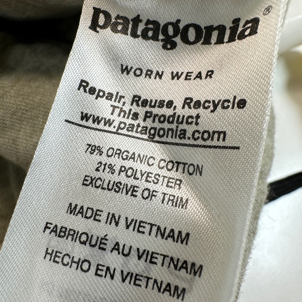 Patagonia Organic Cotton Quilt Snap-T Pullover Sweatshirt SZ L Grunge Gorpcore - Picture 10 of 12